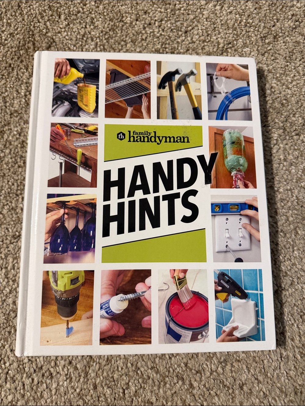 Handy Hints Book - White & Green Cover